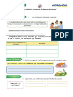 Nutrientes alimenticios familiares