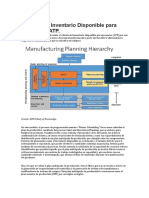 Cálculo Del Inventario Disponible para PrometerATP