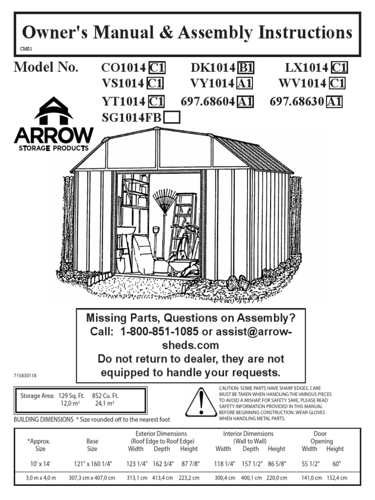 Quonset Hut Assembly Guide | PDF | Framing (Construction) | Screw