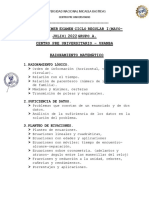 Examen Razonamiento Matemático UNAMBA