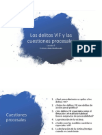 Delitos Vif y Cuestiones Procesales