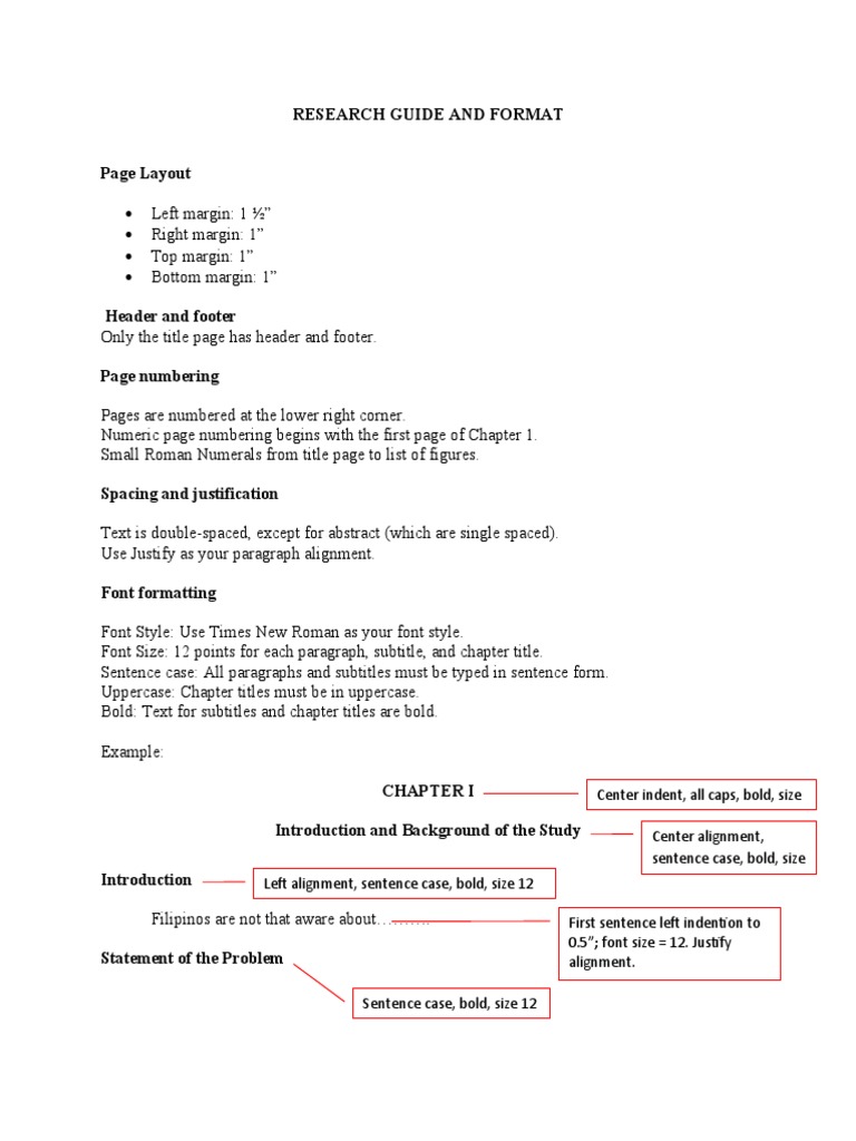 Research Paper Formatting Guide | PDF | Letter Case | Paragraph