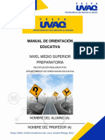 Manual de Orientación Educativa