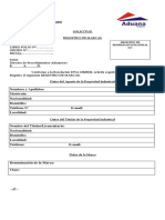 Registro de Marcas Formulario 001