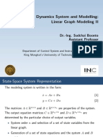 INC 693, 481 Dynamics System and Modelling: Linear Graph Modeling II