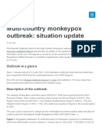 Multi-Country Monkeypox Outbreak - Situation Update