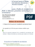 Seminario 2 - Balance de Momento y Perfiles de Velocidad de Un Fluido en Diferentes Geometrías (Newtonianos y No Newtonianos)