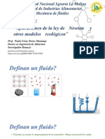 Seminario 1 - Aplicaciones de La Ley de Newton y Otros Modelos Reológicos