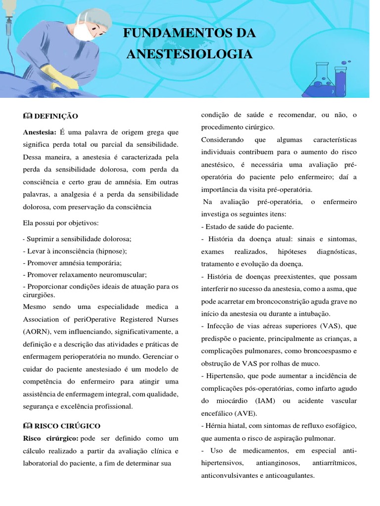 Fundamentos Da Anestesiologia PDF Anestesia Fentanil