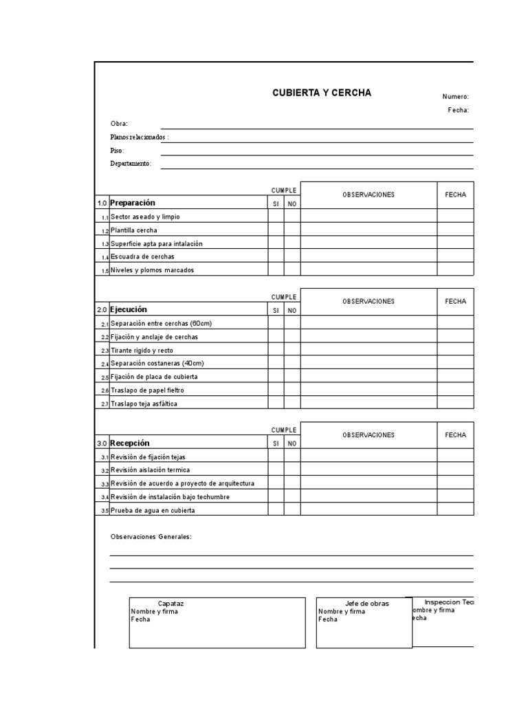 Formato Check List | PDF | Tecnología