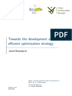 Towards The Development of An Efficient Optimization Strategy