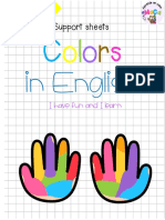 Colores en Ingles Materiales Maca