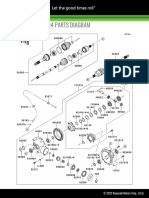 2013 MULE 610 4X4 Parts Diagram: Drive Shaft-Front