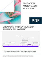 Educacion Ambiental en Honduras