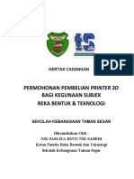 Kertas Cadangan Permohonan Printer Digital