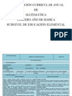 Pca Matematica Tercero