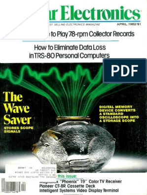 Poptronics 1982 04 | PDF | Videotape | Computing