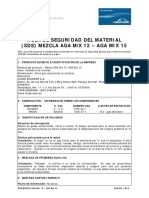 Hoja de Seguridad de Material (Agamix 12 - 15)