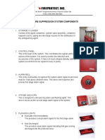 Fm200 Fire Suppression System Components