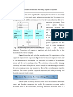 Introduction To Transaction Processing: Cycles and Systems