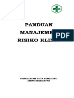 Panduan Manajemen Risiko Klinis