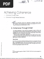 Achieving Coherencee: A. Coherence Through Order