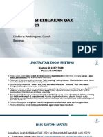 Tautan Zoom Meeting Dan Materi Sosialisasi Dak 2023