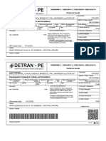 Código de barras para pagamento de DAE de CNH definitiva