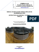 Manual Instalacion Tanque Circular Galvanizado-Platina