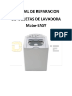 Manual de Reparacion de Tarjetas Electronicas Lavadoras Mabe Easy