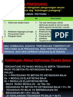 Kehilangan Prategang.: Prategang PD Beton Mengalami Pengurangan Secara Bertahap, Dinyatakan SBG "Kehilangan Prategang"