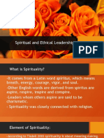 Spiritual and Ethical Leadership Report