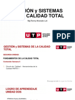 Semana Cinco Gestion y Sistema de La Calidad Total 2022 1 Utp