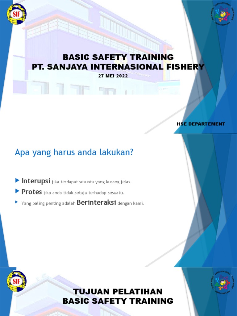 Materi Basic Safety, 27 Mei 2022 PDF