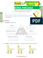 La Sierra Peruana para Segundo Grado de Primaria