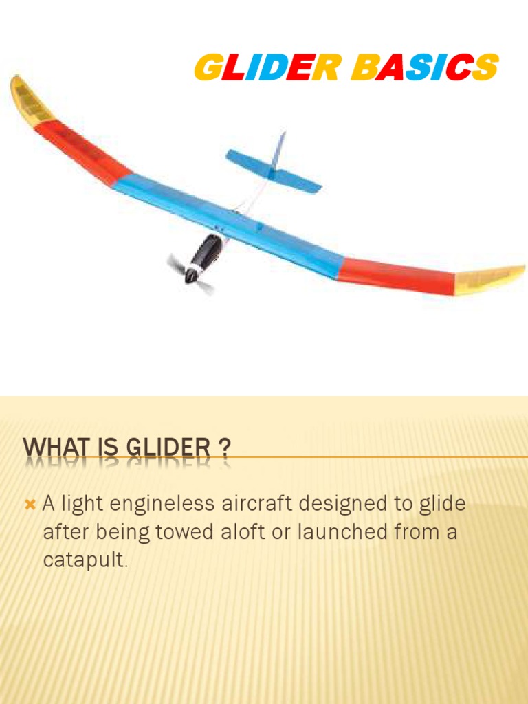 Glider Lift (Force) Airfoil