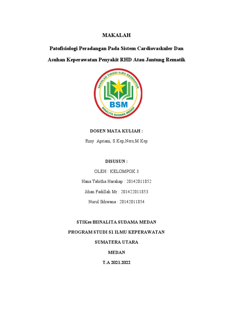Patofisiologi dan Asuhan RHD | PDF