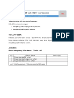 Workshop Unit Cost-Tarif Makanan