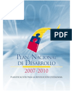Plan Nacional de Desarrollo Ecuador