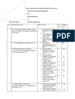 KISI-KISI MTK - 2 - PAS 2021