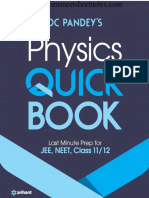 Arihant Physics Quick Book by DC Pandey