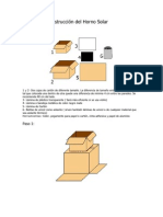 Proceso de Construcción Del Horno Solar