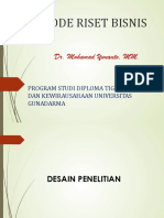 METODE PENELITIAN BISNIS