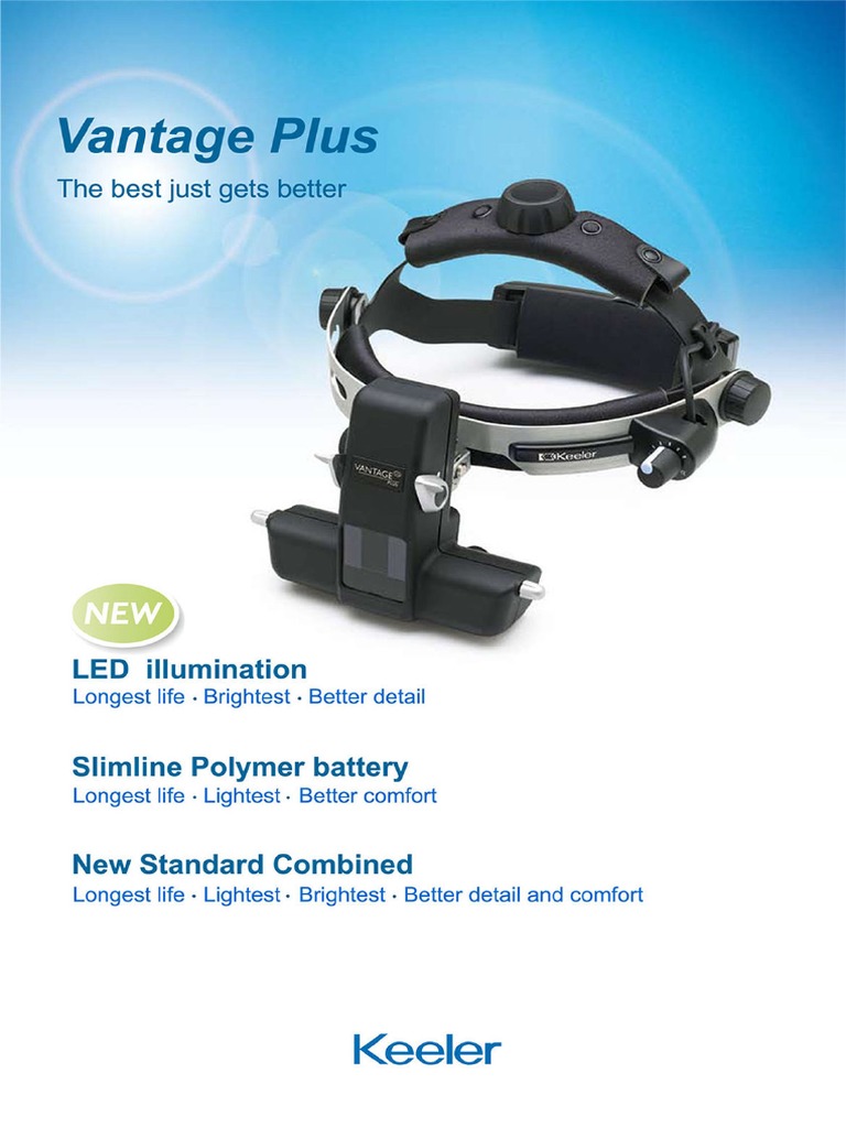 Brosur KEELER Vantage Plus Wireless Slimline Battery (Indirect) PDF