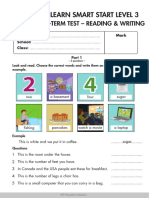 ISS Special 3 - Midterm Test - Reading & Writing