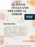 Philippine Festivals and Theatrical Forms: Arts Quarter 4, Module 1