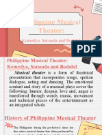 Philippine Musical Theater:: Komedya, Sarsuela and Bodabil