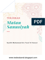 Terjemah Matan Sanusiyah