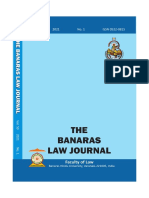 Banaras Law Journal 2021 Vol 50 No. 1