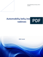 Automobilių Kelių Investicijų Vadovo 2 Priedas